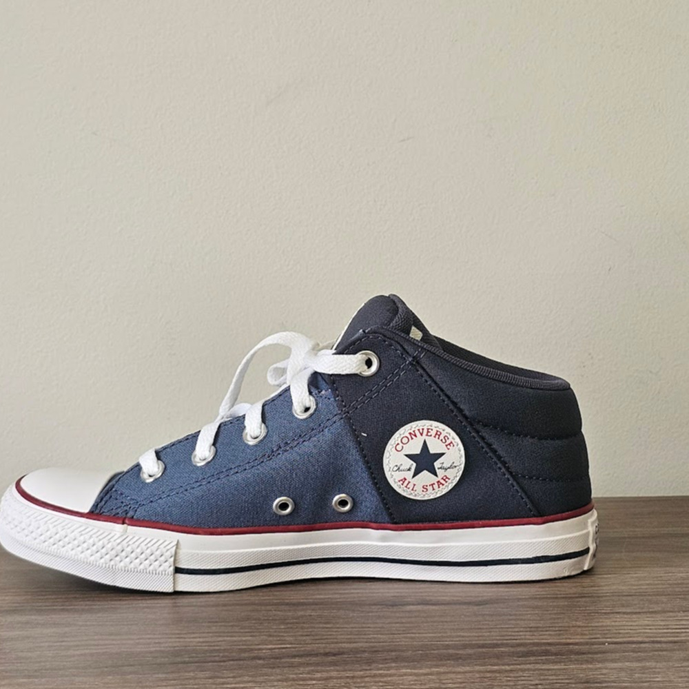 Converse CTAS Axel Mid Top Sneakers Women's Size 7.5 A03607F Blue NWT - Picture 4 of 7